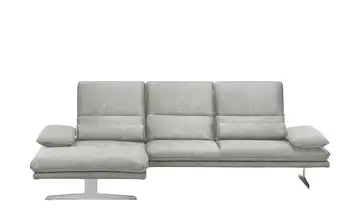 W.SCHILLIG Ecksofa 16777 Broadway Grundfunktion Hellgrau links