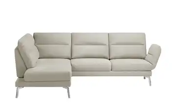 Max Schelling Ecksofa Sentence Silver (Hellgrau-Beige) links Erweiterte Funktion