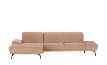 Lounge Collection Ecksofa Tessa Siena (Rosa-Orange) links Erweiterte Funktion