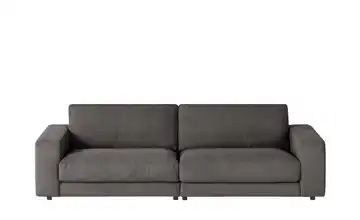 VIVA Sofa Cord Sila Dark Grey (Anthrazit) 84 cm 250 cm