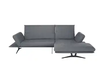 KOINOR Ecksofa  aus Flachgewebe Francis  Grau rechts