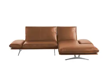 KOINOR Ecksofa Echtlederbezug Francis Rotbraun rechts 1