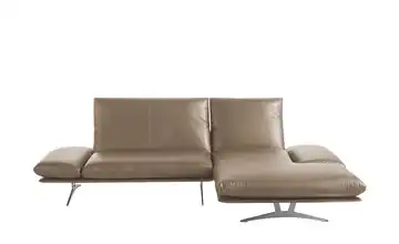 KOINOR Ecksofa Echtlederbezug Francis Braun rechts 1