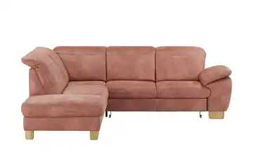Mein Sofa bold Ecksofa Raica Rose (Rosa) links Erweiterte Funktion