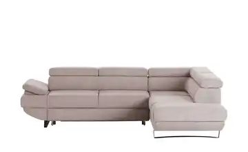 switch Ecksofa aus Mikrofaser Gio Altrosa (Rosa-Grau) rechts Erweiterte Funktion