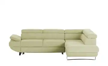 switch Ecksofa aus Mikrofaser Gio Zitronengelb rechts Erweiterte Funktion