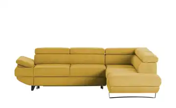 switch Ecksofa aus Mikrofaser Gio Curcuma (Gelb) rechts Erweiterte Funktion