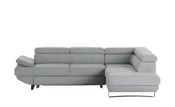 switch Ecksofa aus Mikrofaser Gio Hellgrau rechts Erweiterte Funktion