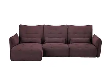 Ecksofa Jeaneva Burgund links Burgund