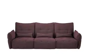 Sofa, 3-Sitzer Jeaneva Burgund