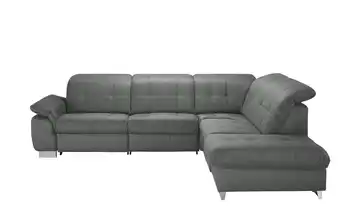 Lounge Collection Ecksofa Inka Steel (Grau) rechts Erweiterte Funktion