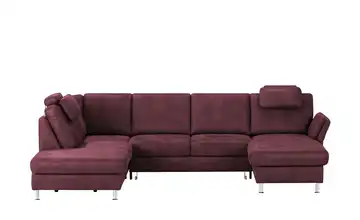 Mein Sofa bold Wohnlandschaft Veit Brombeer (Dunkelrot) links Erweiterte Funktion