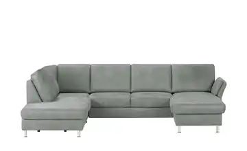 Mein Sofa bold Wohnlandschaft Veit Salbei (Grün-Grau) links ohne