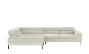 Gallery M Ecksofa Felicia Due Pearl (Creme) links Erweiterte Funktion