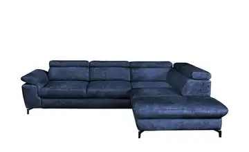 switch Ecksofa Alegra rechts Erweiterte Funktion Mitternachtsblau