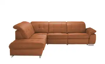 Lounge Collection Ecksofa Inka Terracotta (Braun-Orange) links Erweiterte Funktion