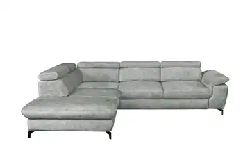 switch Ecksofa Alegra links Grundfunktion Silbergrau