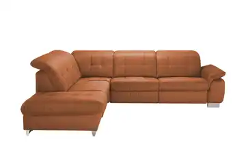 Lounge Collection Ecksofa Inka Terracotta (Braun-Orange) links Grundfunktion