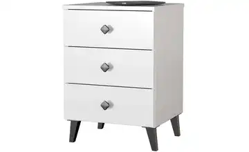  Nachttisch mit 3 Schubladen Lara