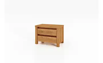 Nachttisch mit 2 Schubladen Theo Wildeiche