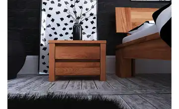 Nachttisch mit 2 Schubladen Theo