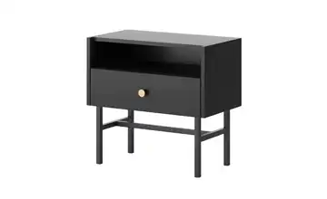 Selsey Nachtkommode mit schwarzem Kufengestell Divenos