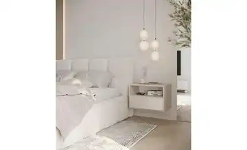 Selsey Nachtkommode hängend in beige Chocolated