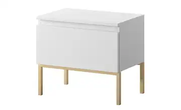 Selsey Nachtkommode mit goldenem Kufengestell Bemmi