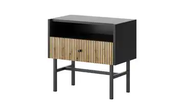 Selsey Nachtkommode mit schwarzem Kufengestell Divenos