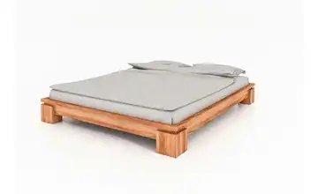 Massivholzbett ohne Kopfteil Theo 98 cm 90x220 cm 228 cm Kernbuche