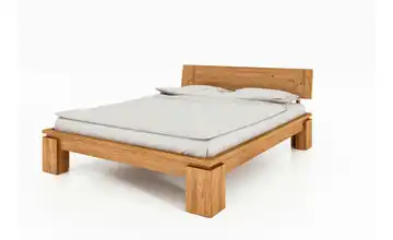Massivholzbett hoch Theo 210 cm 140 cm Wildeiche