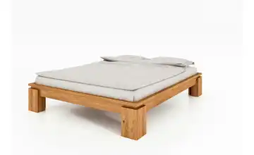 Massivholzbett ohne Kopfteil Theo Wildeiche 90 cm 210 cm