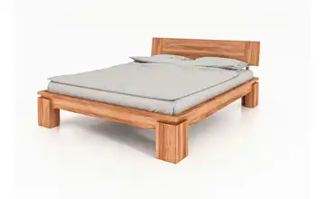 Massivholzbett hoch Theo Kernbuche 210 cm 180 cm