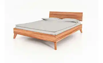 Massivholzbett Albert Kernbuche 210 cm 90 cm