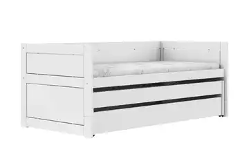 Lifetime Kojenbett mit Gästebett und Bettkasten Original Weiß