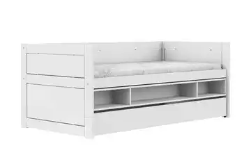 Lifetime Kojenbett mit Stauraum und Bettkasten Basis Weiß