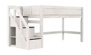Lifetime halbhohes Bett mit Treppe 120cm  Original