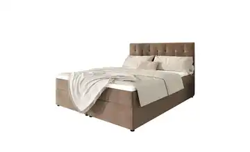 Boxbett mit Stauraum Indu 180x200 cm Braun