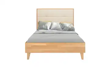 Massivholzbett Buche Frida Buche, Beige 160x200 cm