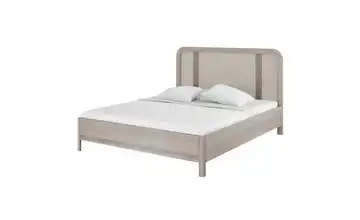 Massivholzbett Eiche Bianco Harmark