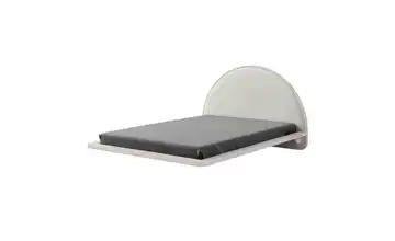  Massivholzbett weiß 180x200  