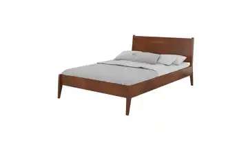  Massivholzbett Nussbaum160x200  