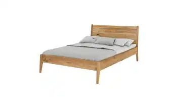  Massivholzbett Eiche 140x200  