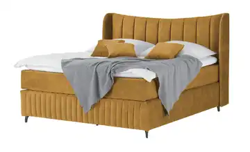 Kings and Queens Boxspringbett Uldur Goldfarben 160 cm H2 & H4