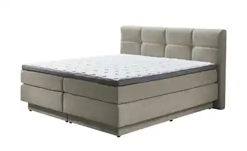 uno Boxspringbett Chicago Creme 180 cm H3 & H4