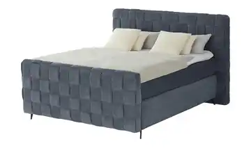 Wohnwert Boxspringbett Tefla Anthrazit 180 cm H4 & H5 2 Stück