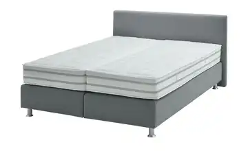 vanDoorn Boxspringbett Wendematratze Flexline 2.0 Grau 180 cm Kopfteilhöhe 95 cm H2 & H3