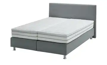 vanDoorn Boxspringbett Wendematratze Flexline 2.0 Grau 160 cm Kopfteilhöhe 80 cm H2 & H3