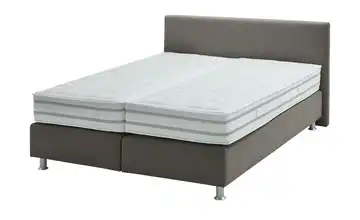 vanDoorn Boxspringbett Wendematratze Flexline 2.0 Steingrau 160 cm Kopfteilhöhe 95 cm H2 & H3