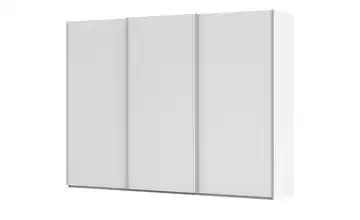 meinSchrank Schwebetürenschrank inklusive Zubehör Regina 301 cm ohne Spiegel Weiß
